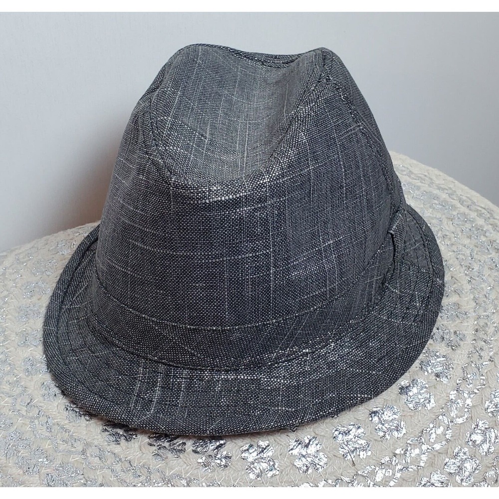 Icing Brand Womens Ladies Sparkle Gray Fedora Hat - Glitters